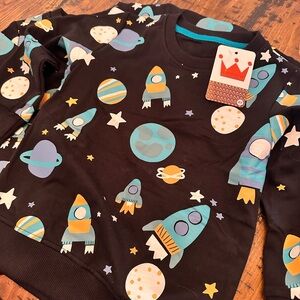 Space Adventure Kids Sweatshirt
